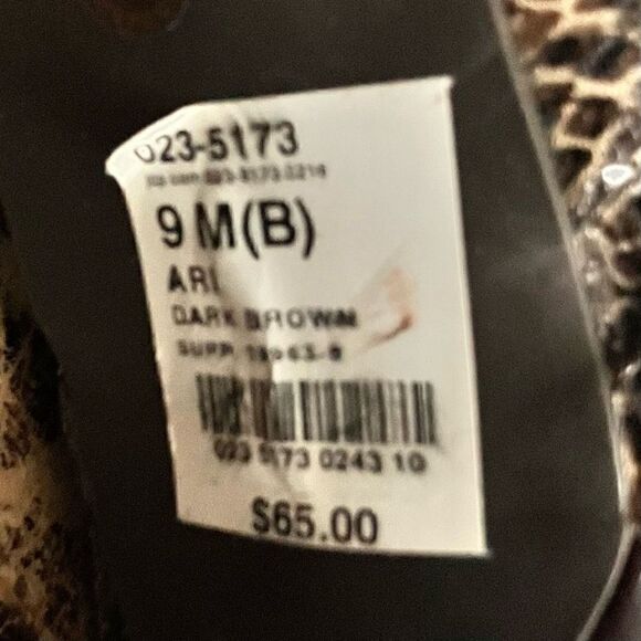 WORTHINGTON Brown/Tan 4” Slingback Heels / SZ: 9M / NWT in original box - Picture 7 of 12